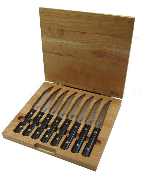 5" Steak Knives In A Wood Chest (Set of 8)