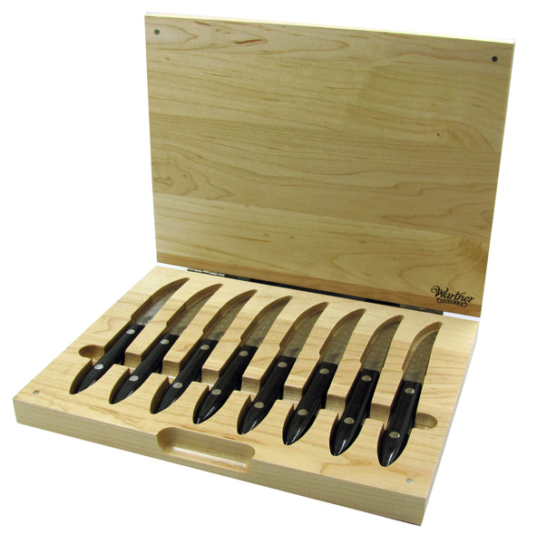 3" Steak Knives In A Wood Chest (Set of 8)