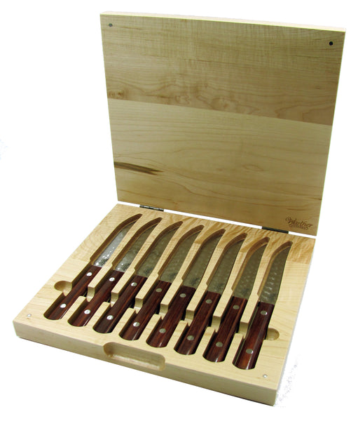 5" Steak Knives In A Wood Chest (Set of 8)