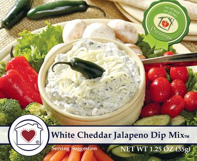 White Cheddar Jalapeno Dip Mix - Warther Cutlery