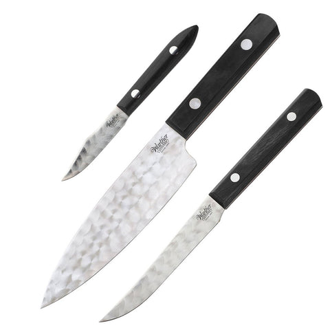 RUSTIC RANCH STEAK KNIFE BLOCK & SIX STEAK KNIVES – The Cowboys